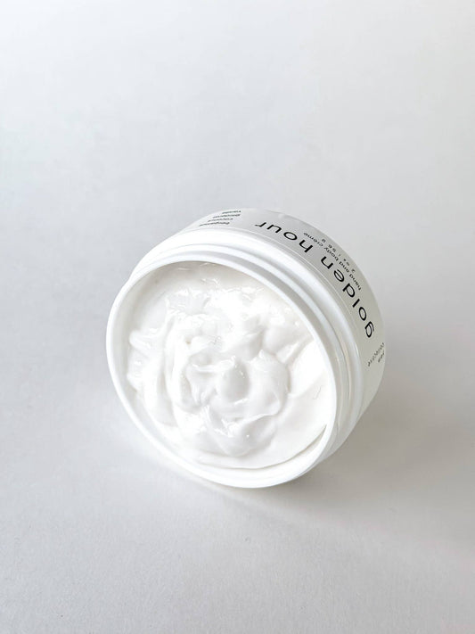 Hand + body creme: seastone / plum, marine minerals, cypress