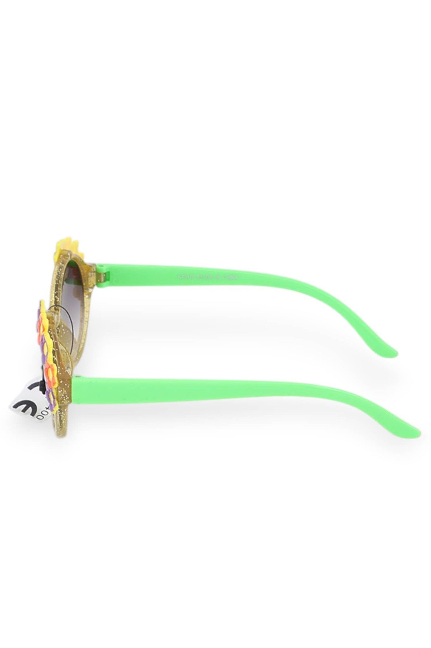 Kids Flower Glitter Sunglasses