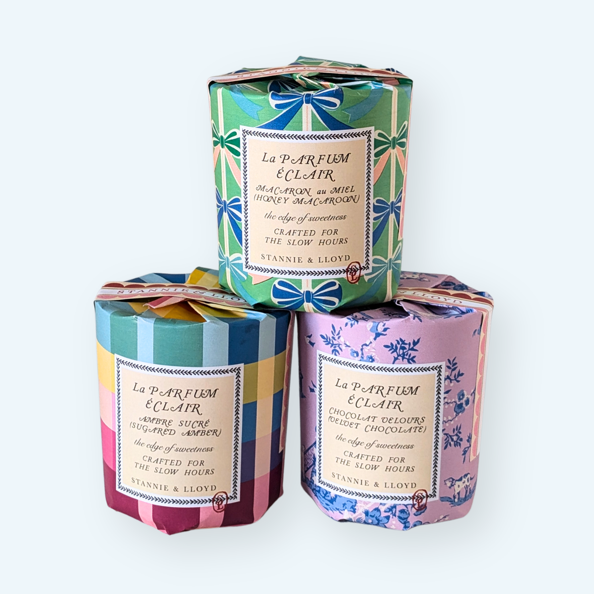 Gift Wrap Candle - Modern Toile