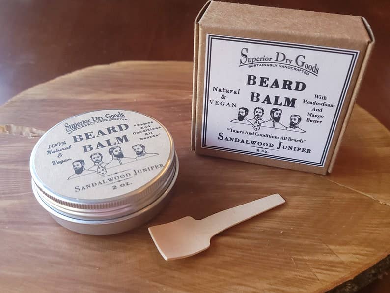 Vegan Sandalwood Juniper Beard Balm | All Natural