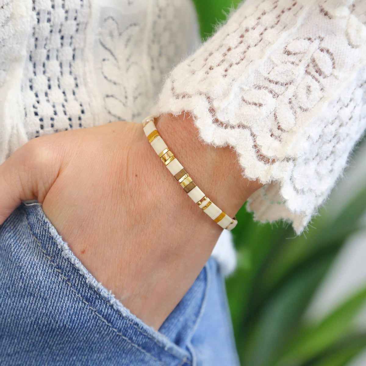 EGYPT - Tila Bead Bracelet | Single