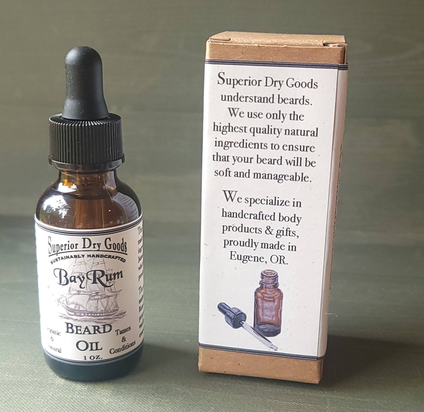 All Natural Bay Rum Beard Oil | Luxury | Essential Oils