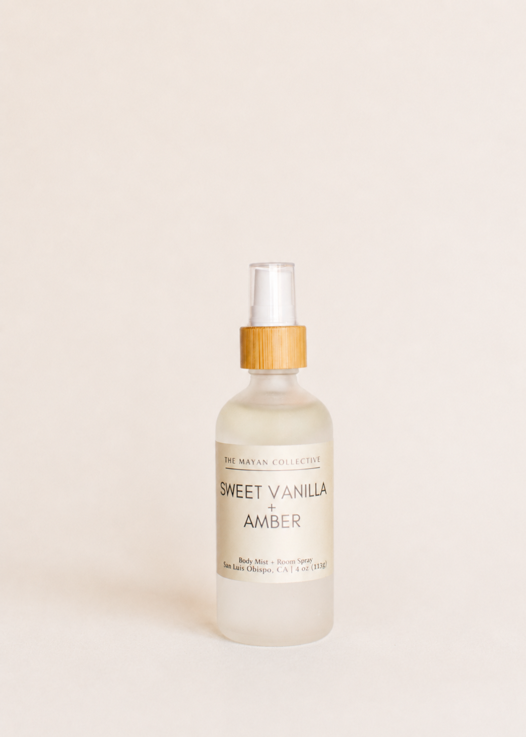 Sweet Vanilla + Amber Body Mist & Room Spray