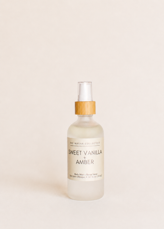 Sweet Vanilla + Amber Body Mist & Room Spray