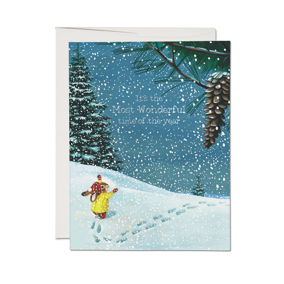 Winter Wonderland Christmas Greeting Card by Richard Scarry