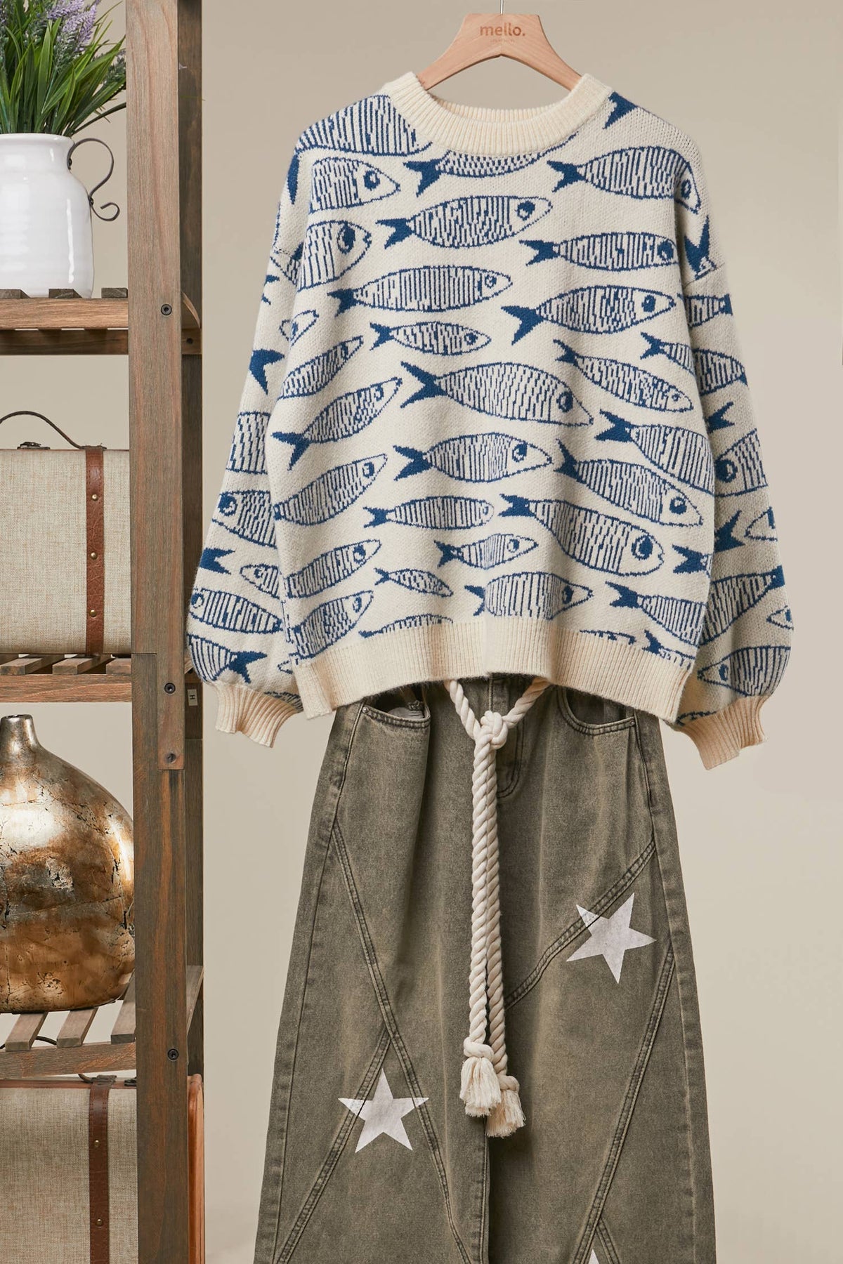 Sardine Story Knit Sweater