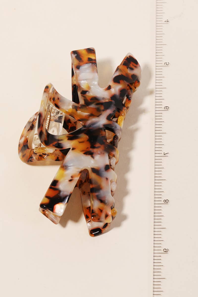 Acetate Bow Hair Claw Set
