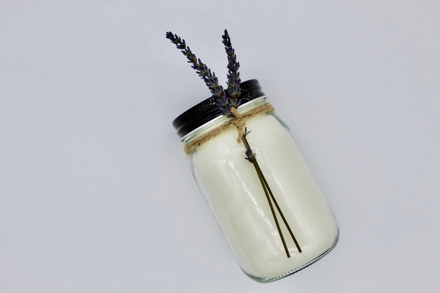 16 oz Mason Jar: Dried Lavender / Lavender
