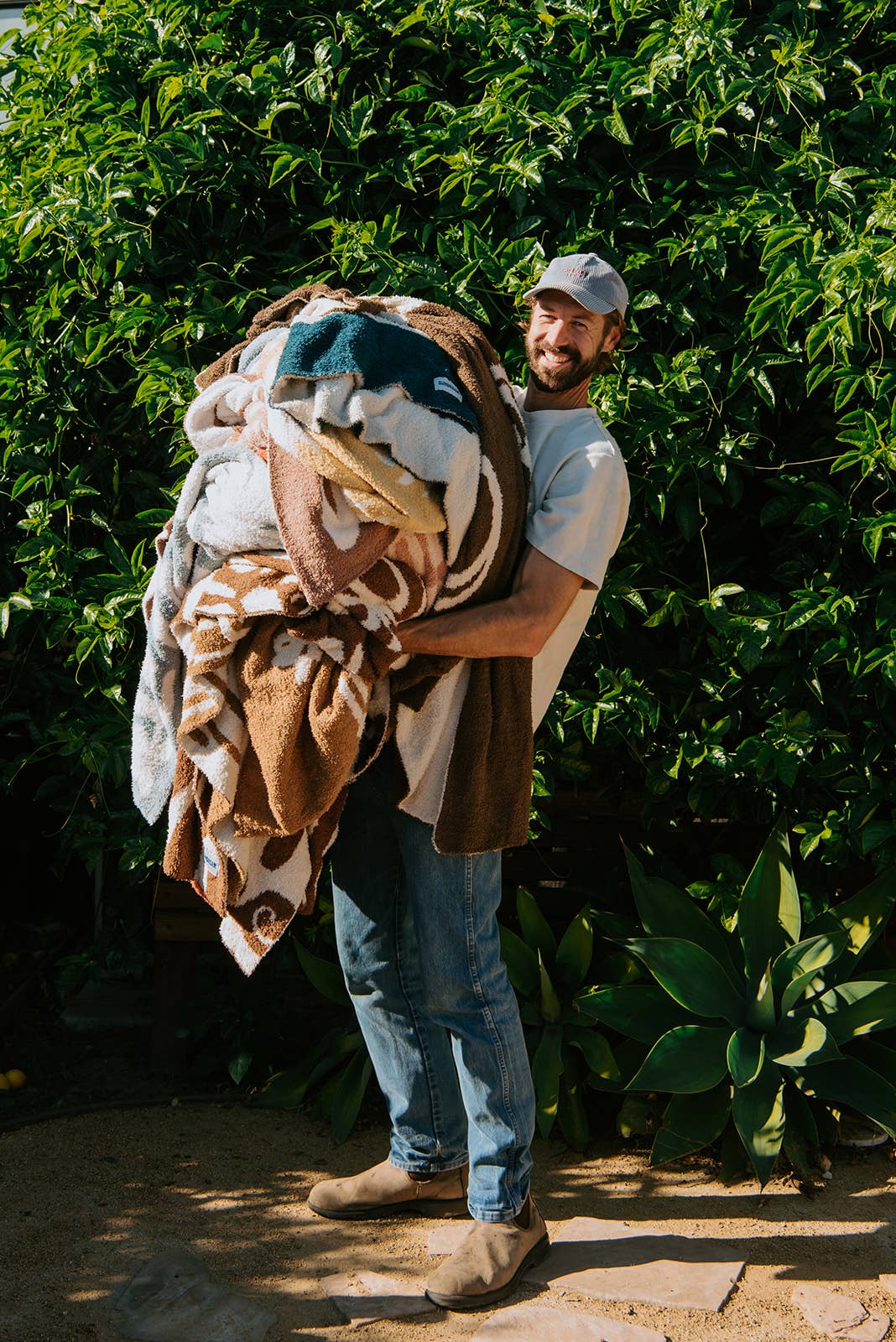 Beachcomber Plush Throw - Tan