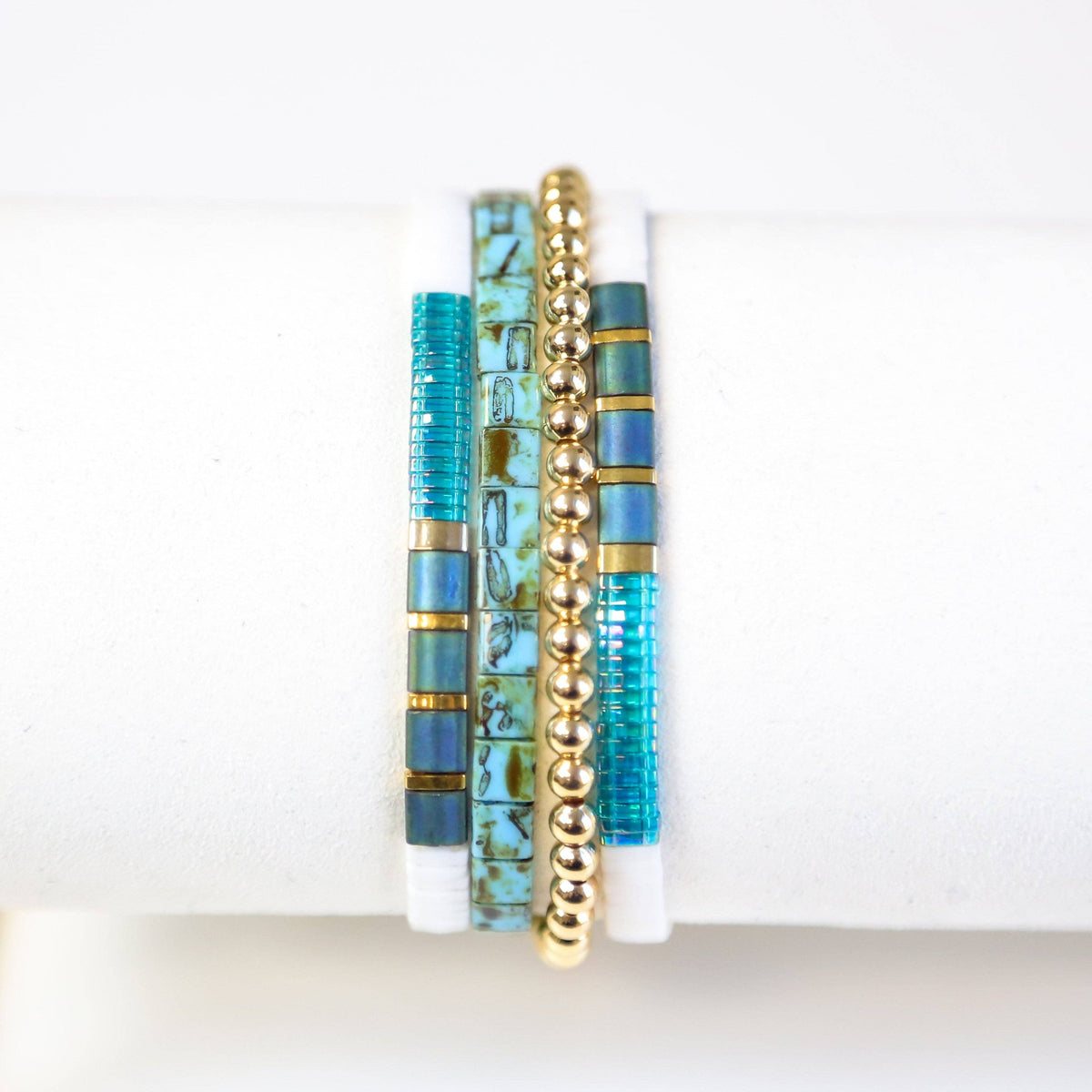 Evergreen - Tila Bead Bracelet
