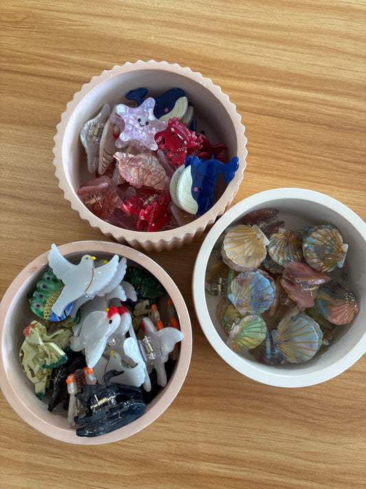 Mini Hair Clips Assorted Mix and Match