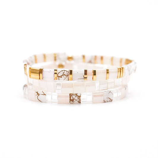 Whisper - Tila Bead Bracelet Single