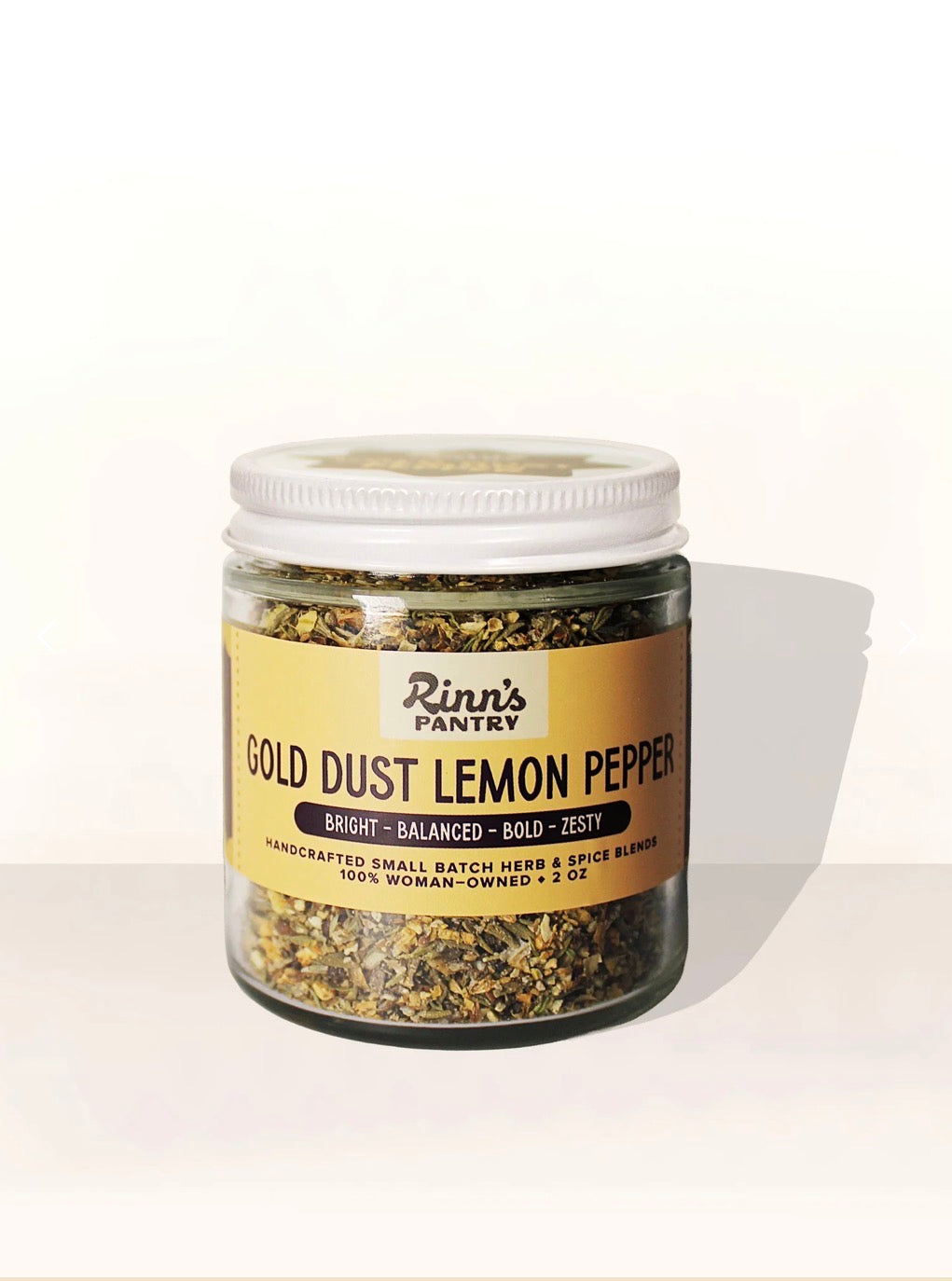 Rinn’s Pantry Seasonings | Gold Dust Lemon Pepper