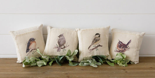 Mini Pillows - Birds On Branch