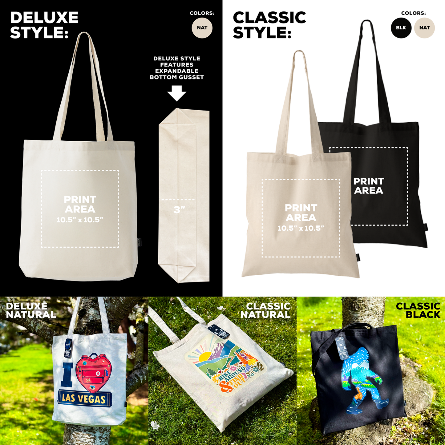 Pismo Beach Vintage Classic Car Canvas Tote