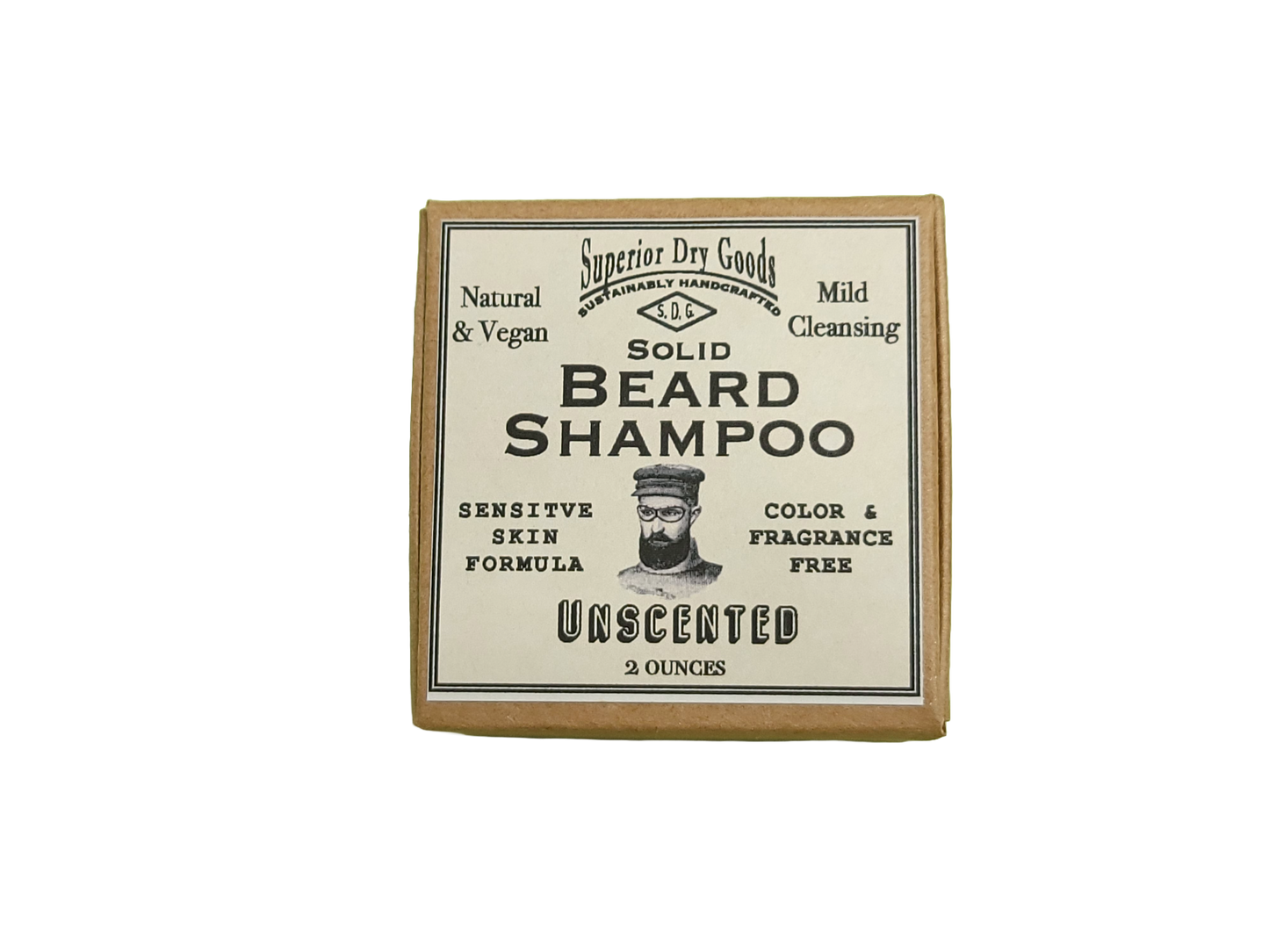  Solid Beard Shampoo | Natural | Unscented
