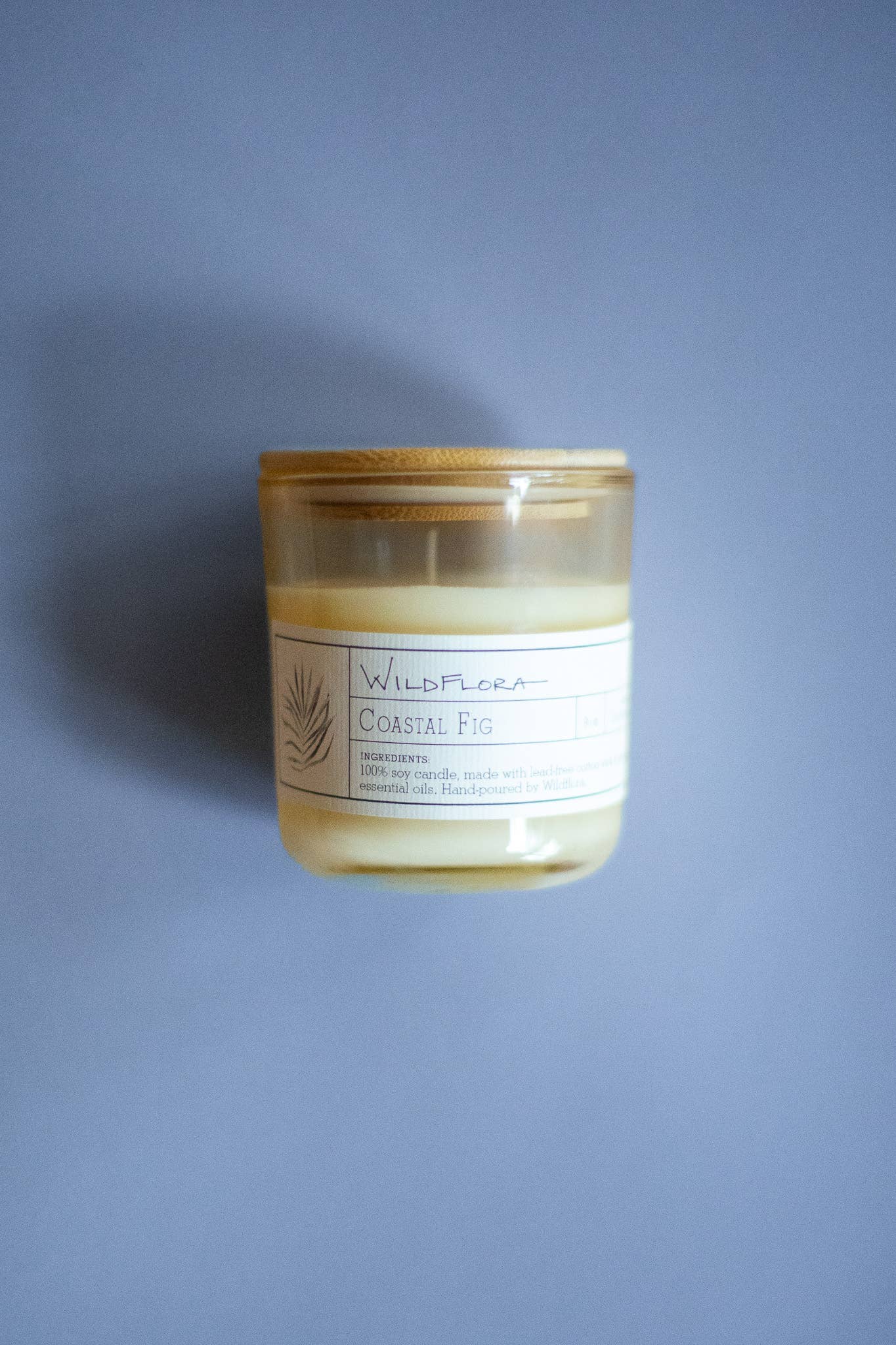 WildFlora Hand-Poured Candle: COASTAL FIG