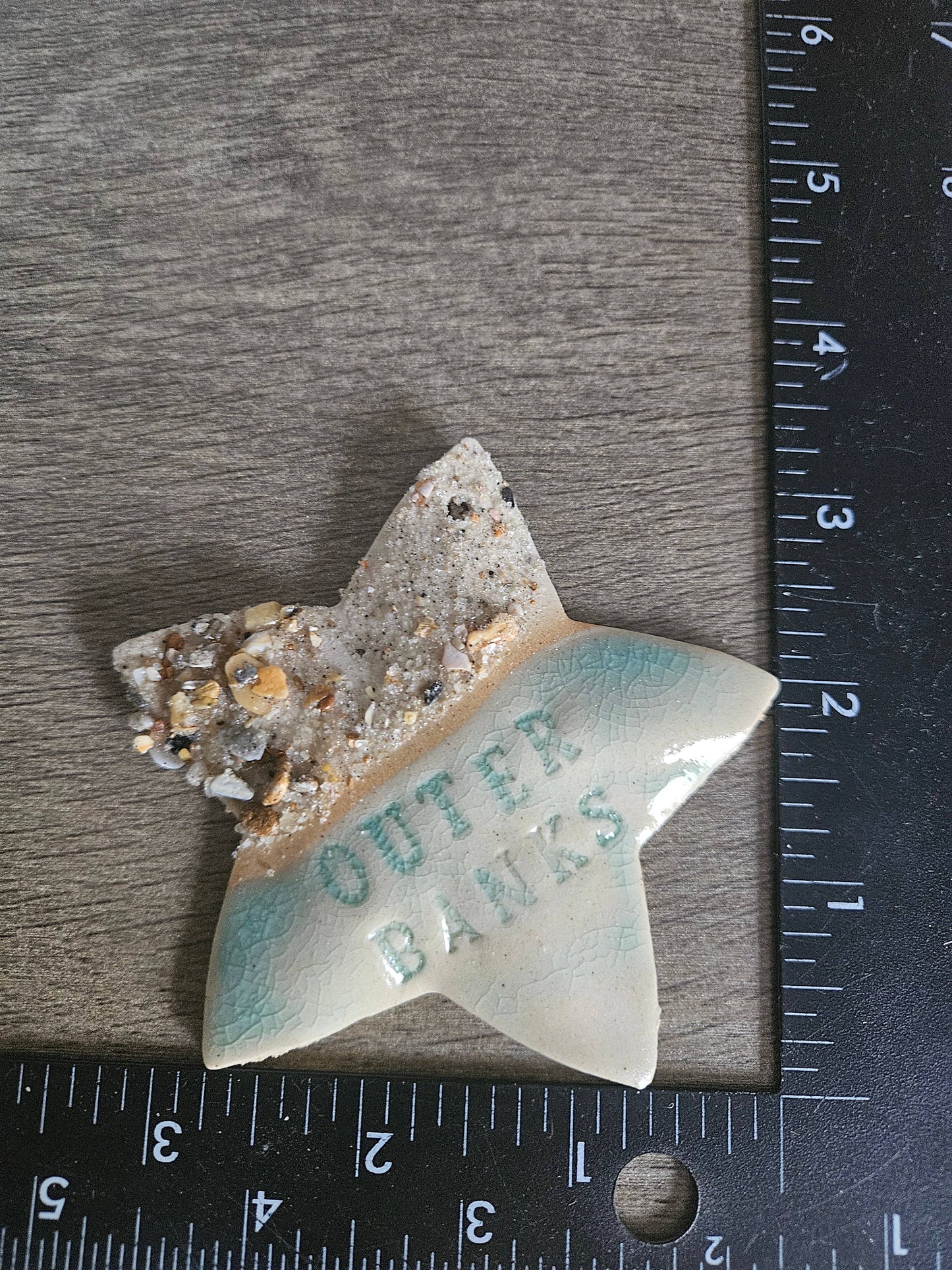 Sandy Starfish Ceramic Ornament
