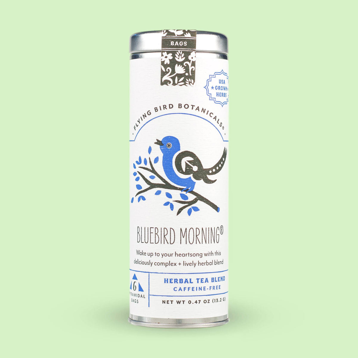 Bluebird Morning (MWOI) – 6 Tea Bag Tin