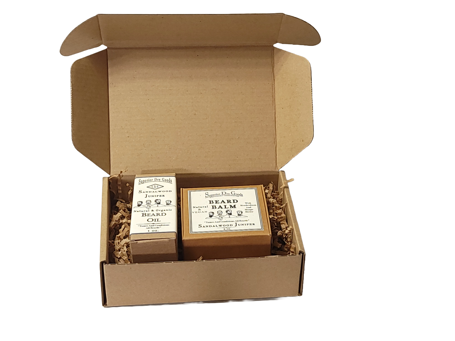 Sandalwood Beard Balm & Oil Set | Handcrafted | Natural