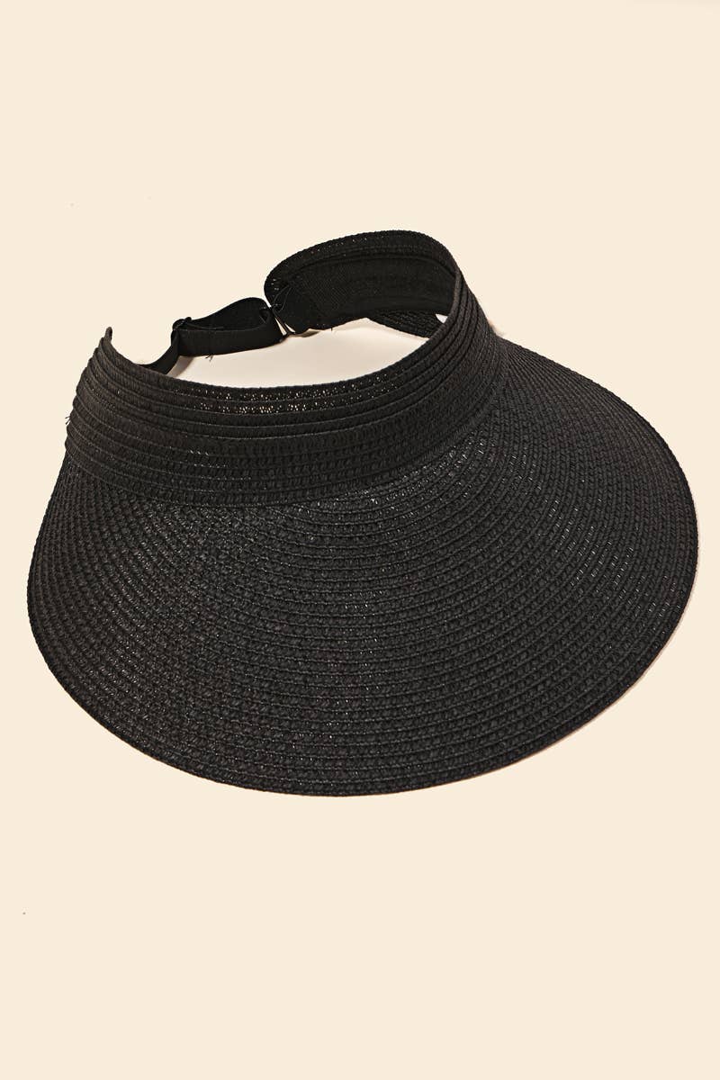 Natural Straw Fashion Visor