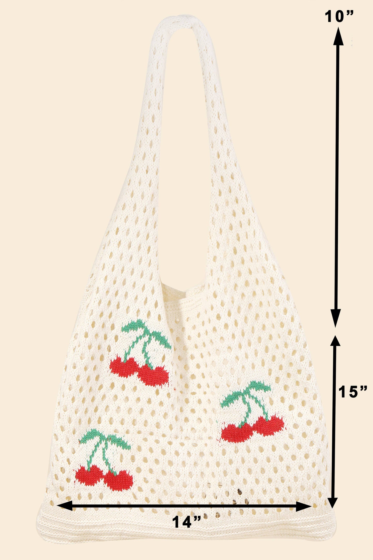 Crochet Cherry Bag