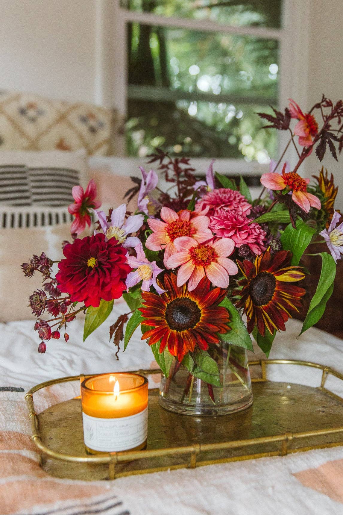 WildFlora Hand-Poured Candle: COASTAL FIG