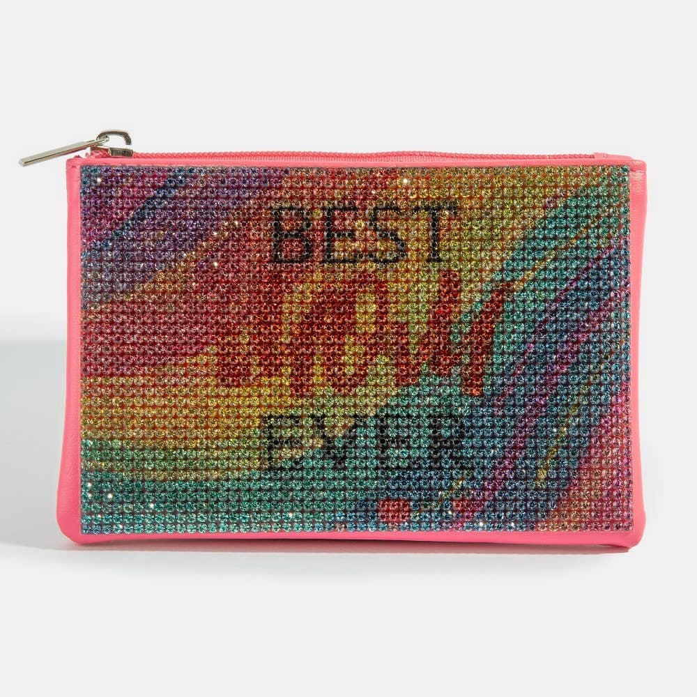 Best Mom Ever Pave Coin Purse