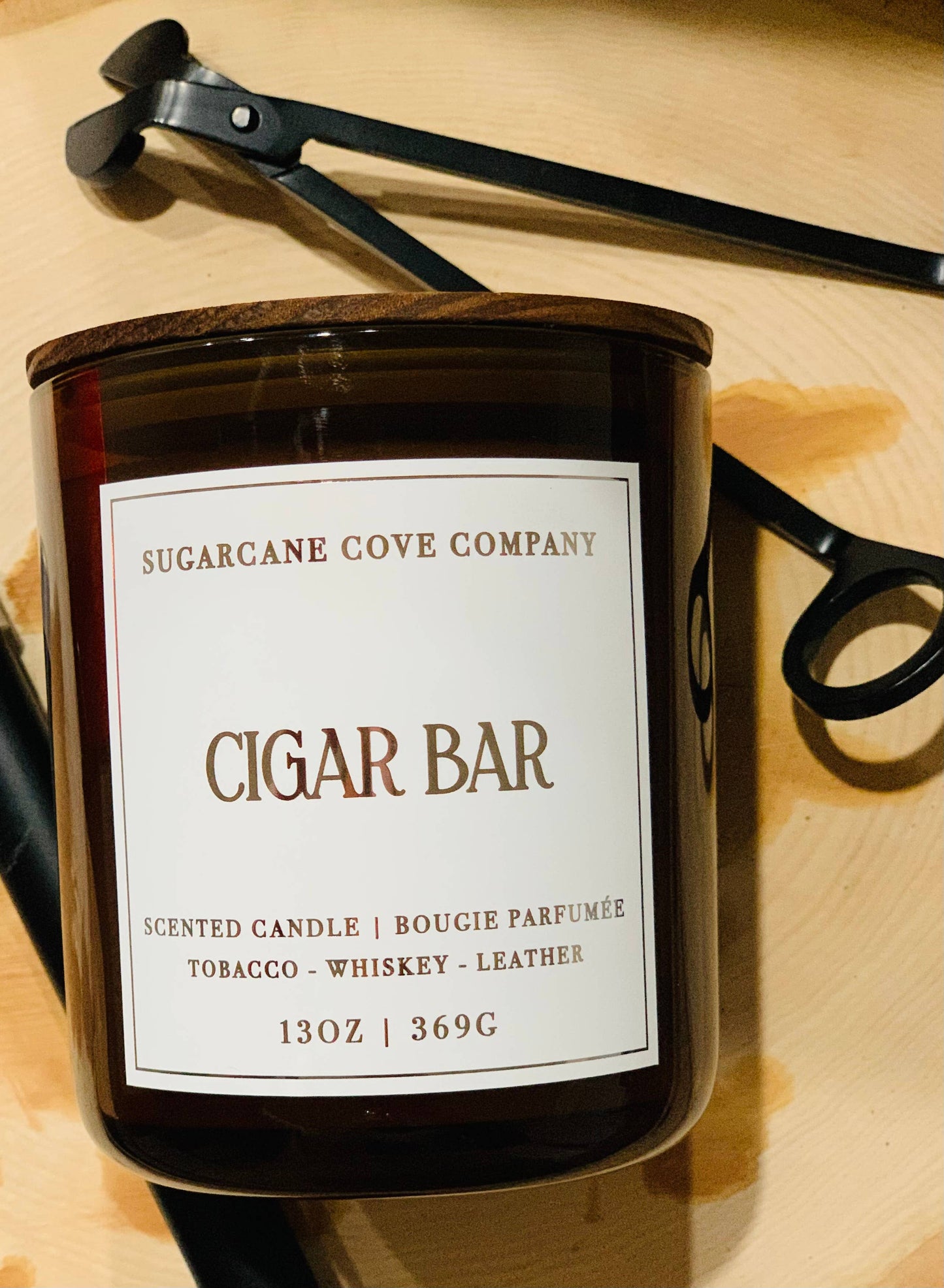 CIGAR BAR | Cinnamon, Whiskey, Leather, Tobacco