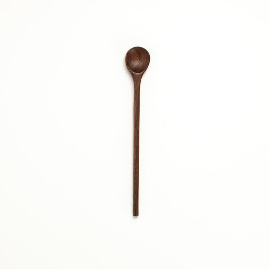 8’’ Walnut Wood Stirring Spoon - Kitchen Serving Utensil