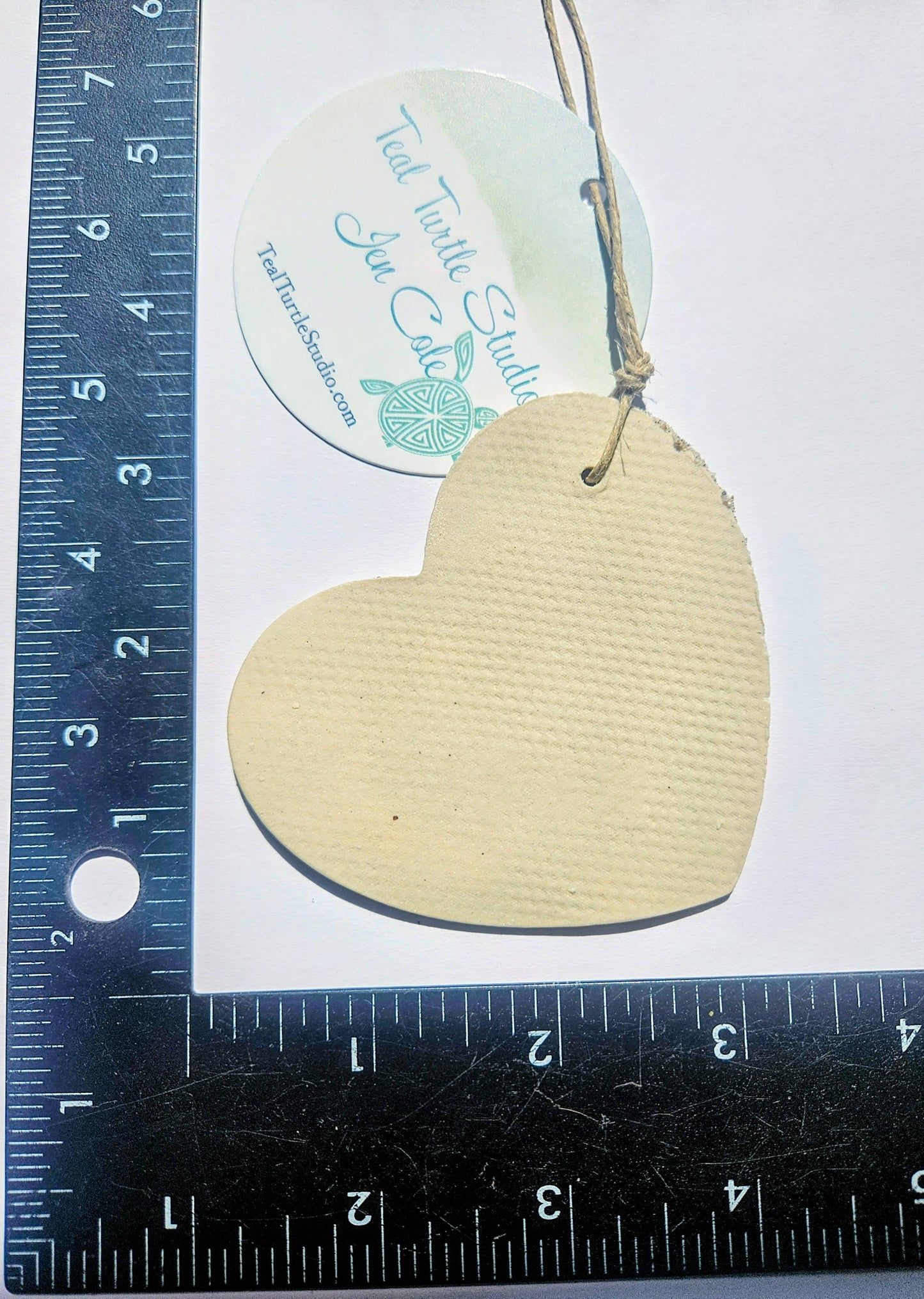 Custom Sandy Pet Lover Beach Heart with Pawprint