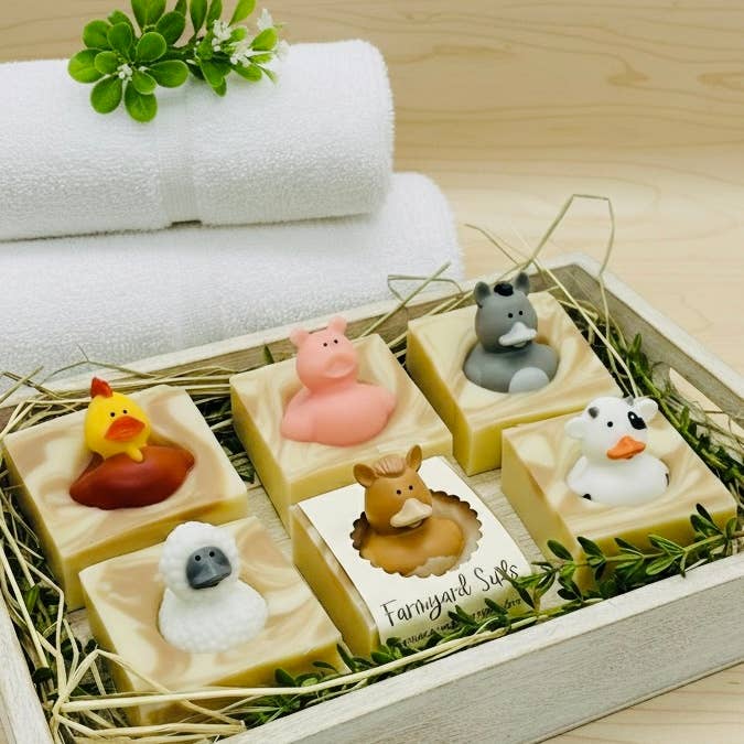 Farmyard Suds Handmade Soap Bar for Kids VEGAN COLD PROCESS