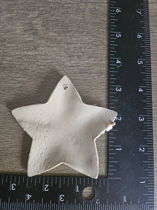 Sandy Starfish Ceramic Ornament