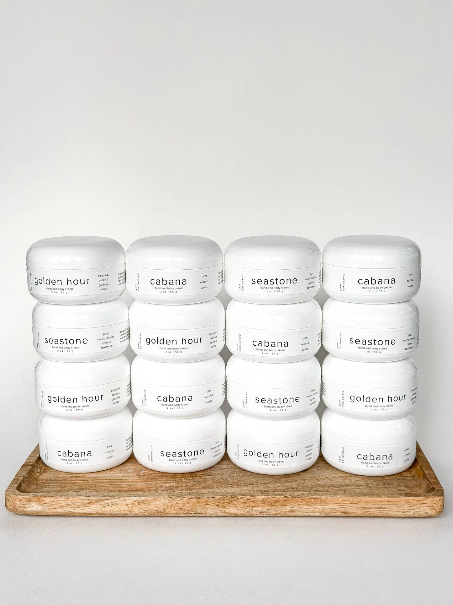 Hand + body creme: seastone / plum, marine minerals, cypress