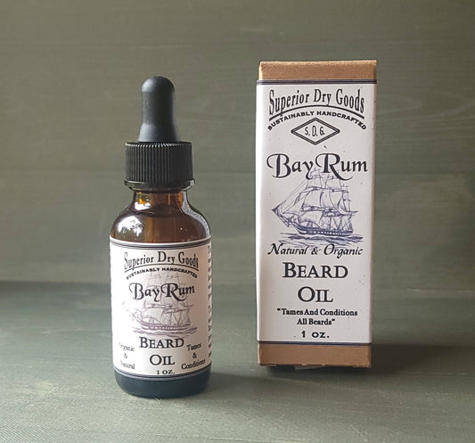 All Natural Bay Rum Beard Oil | Luxury | Essential Oils