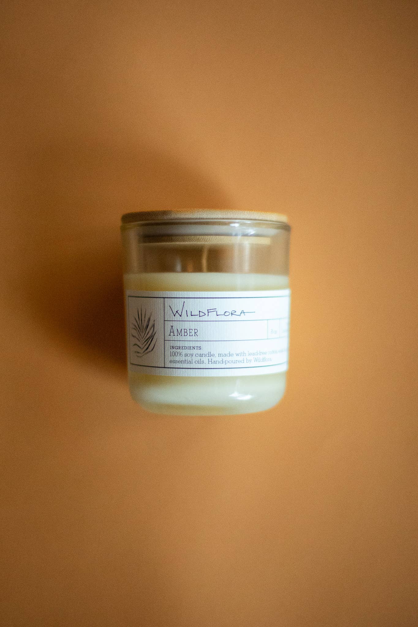 WildFlora Hand-Poured Candle: AMBER