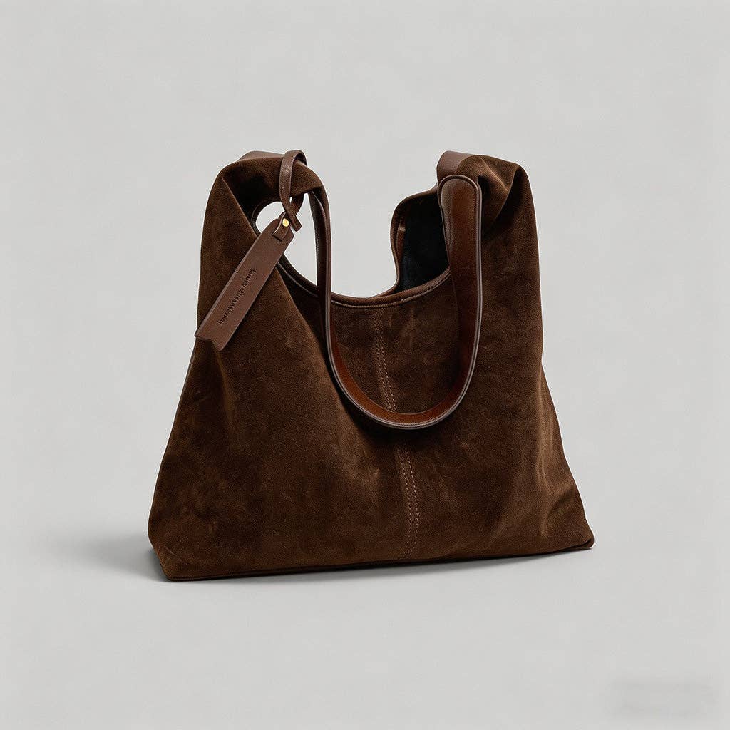 Vintage Suede Hobo Purse | Shoulder Bag