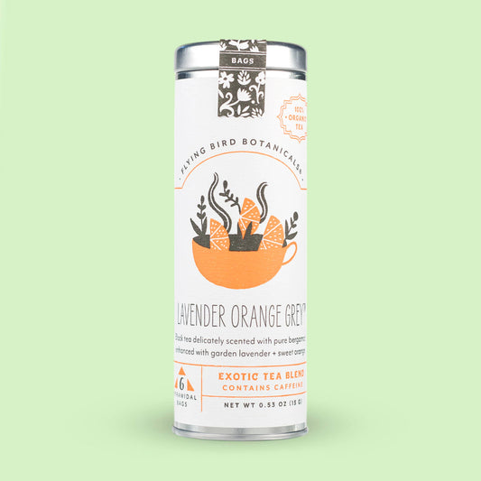 Lavender Orange Grey (ORG) – 6 Tea Bag Tin