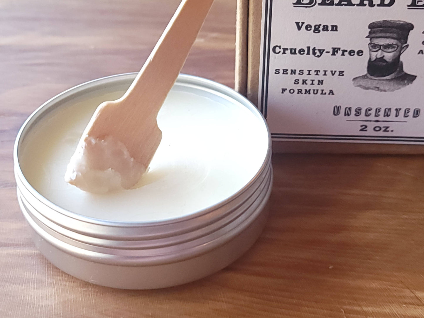 Vegan Unscented Beard Balm | All Natural