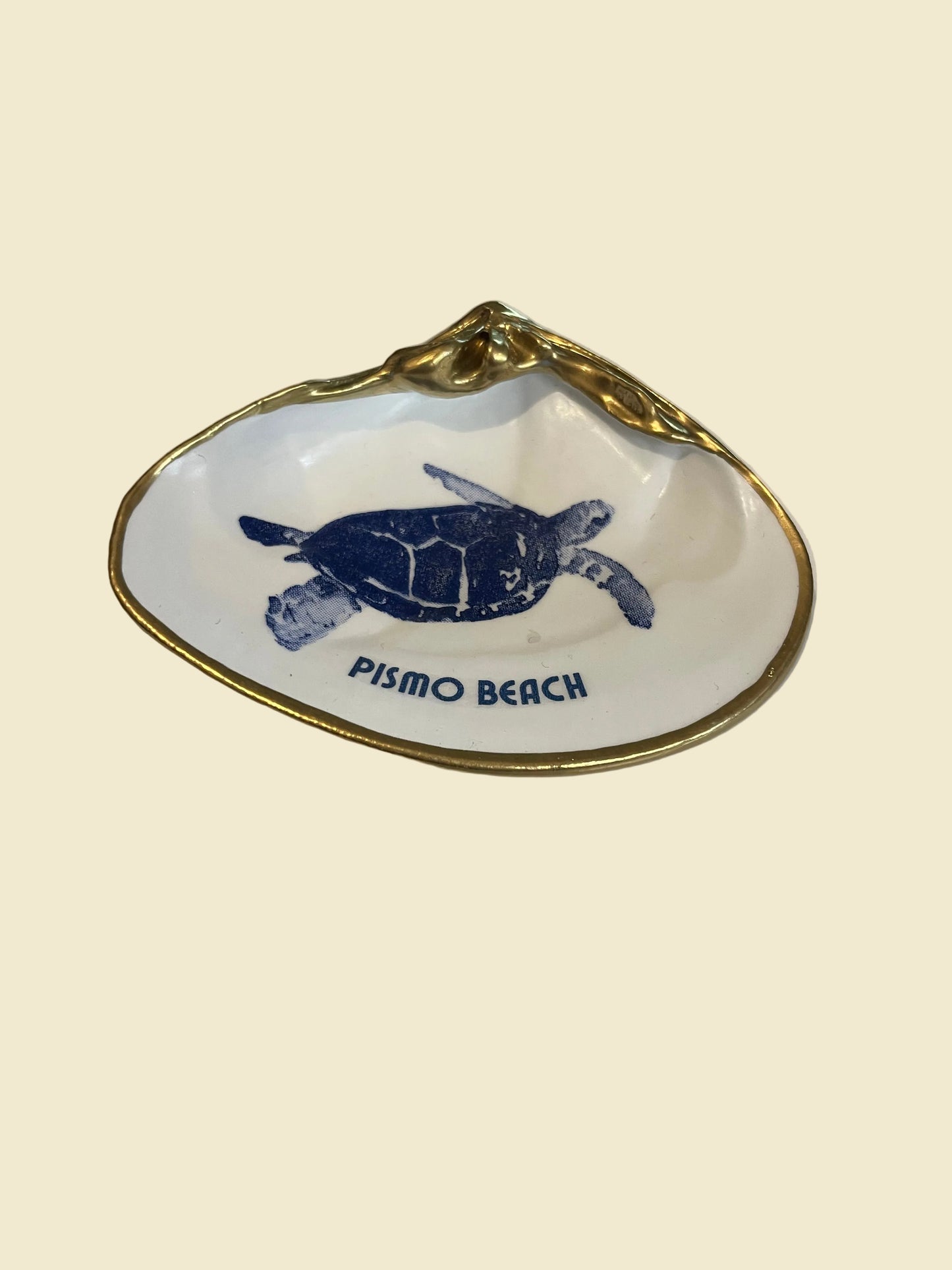 Shell Dish | Pismo Beach Turtle red