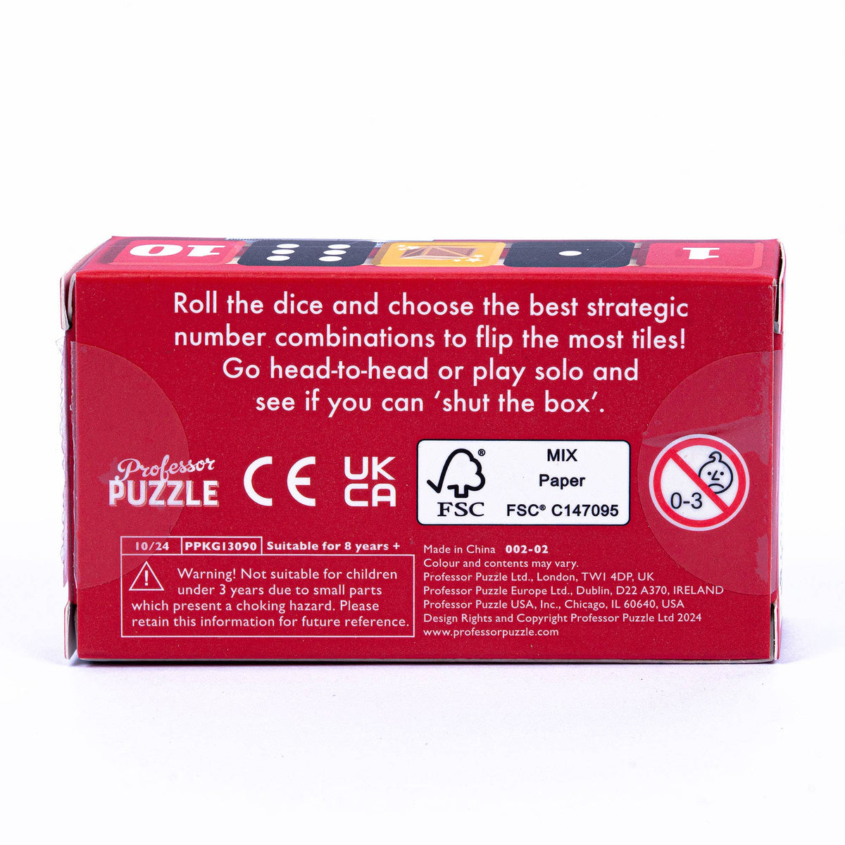 Mini Dice Games Display