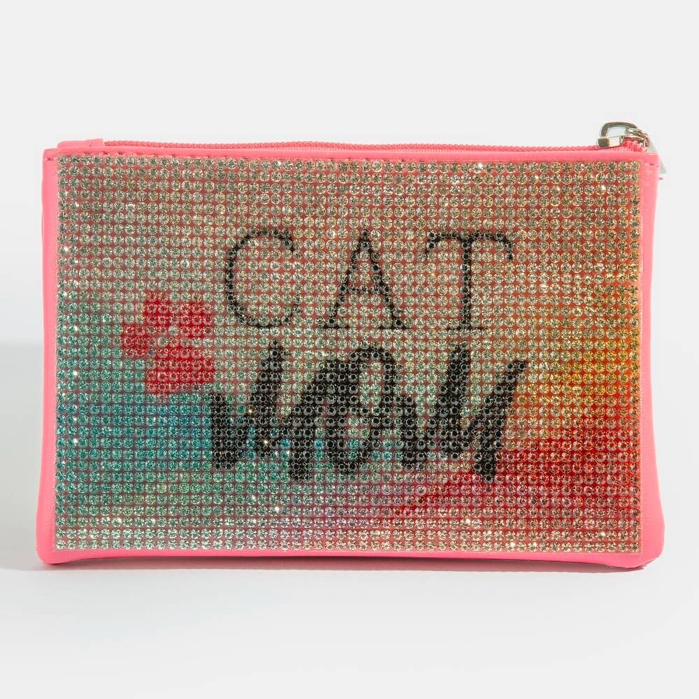 Cat Mom Pave Coin Purse