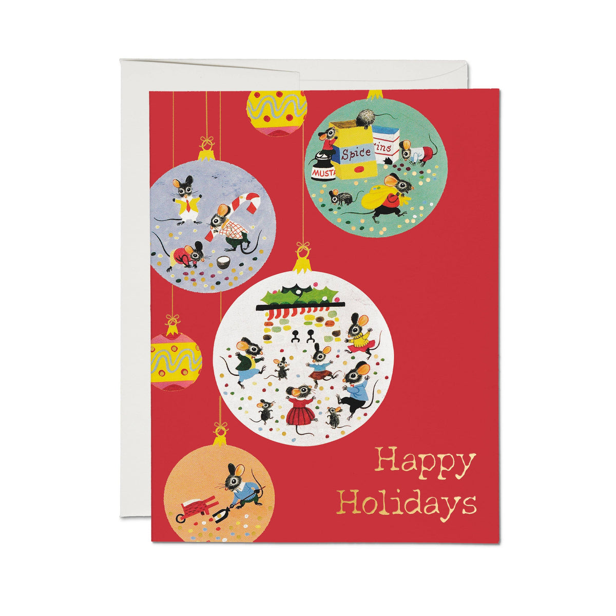 Richard Scarry Holiday Mice Christmas Greeting Card