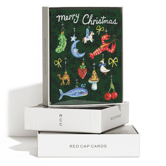 Curious Trimmings Christmas Greeting Card
