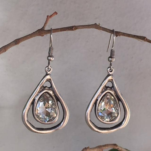 Earrings Gold Celestial Drop