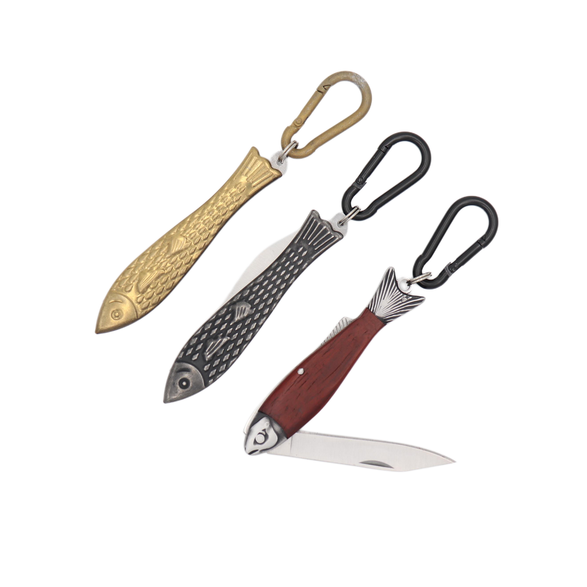 Pocket Fish Knife Keychain - 3.5 Inches