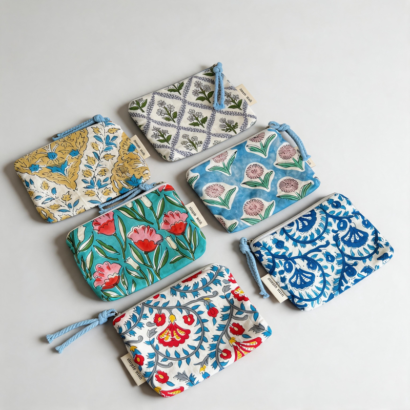 Boho Makeup Bag - Functional Cotton