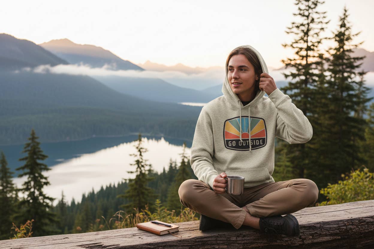 Pismo Beach Sunburst Premier Hoodie