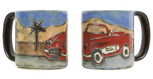 Mara Stoneware Sports Car Mug