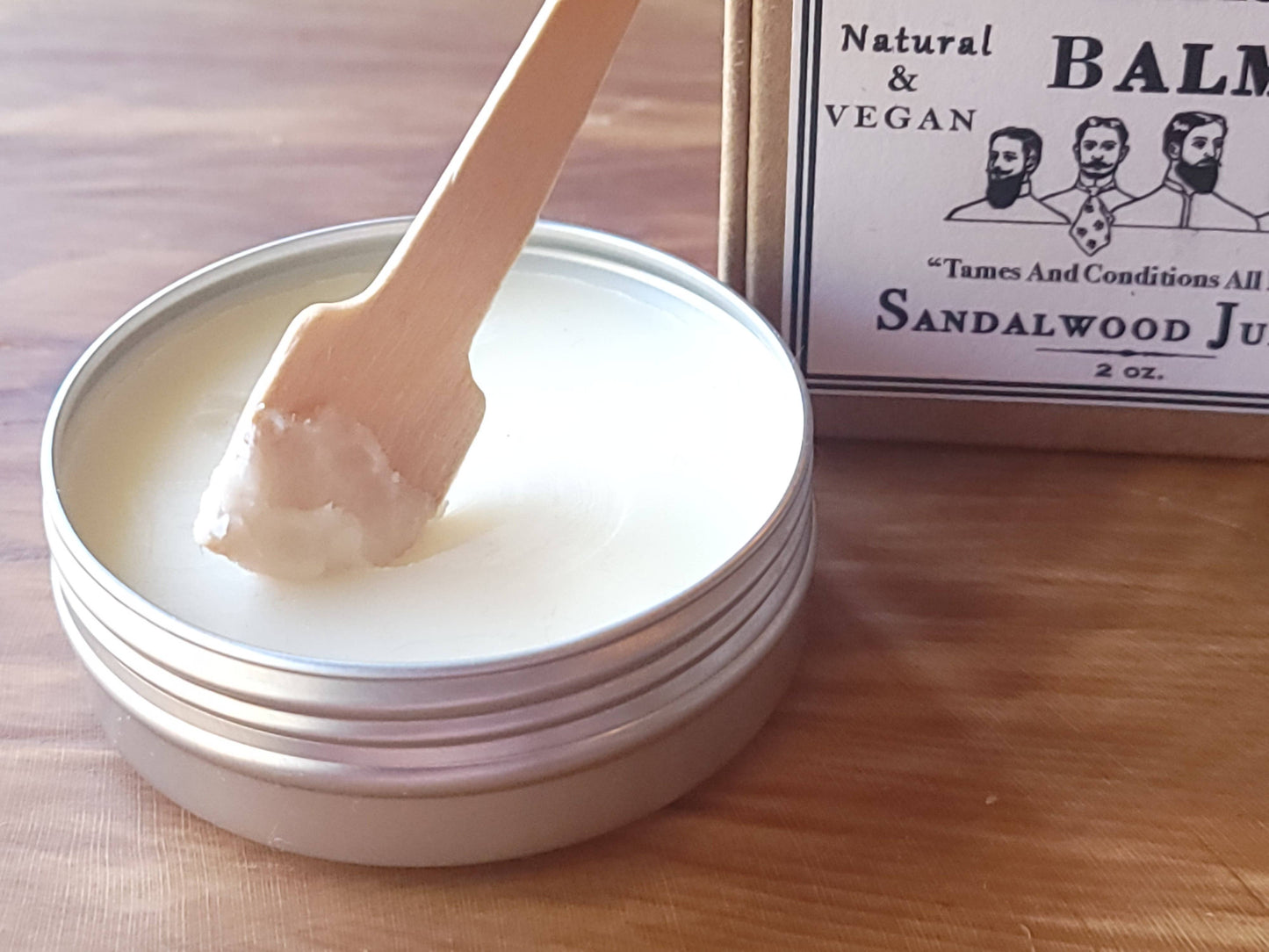 Vegan Sandalwood Juniper Beard Balm | All Natural